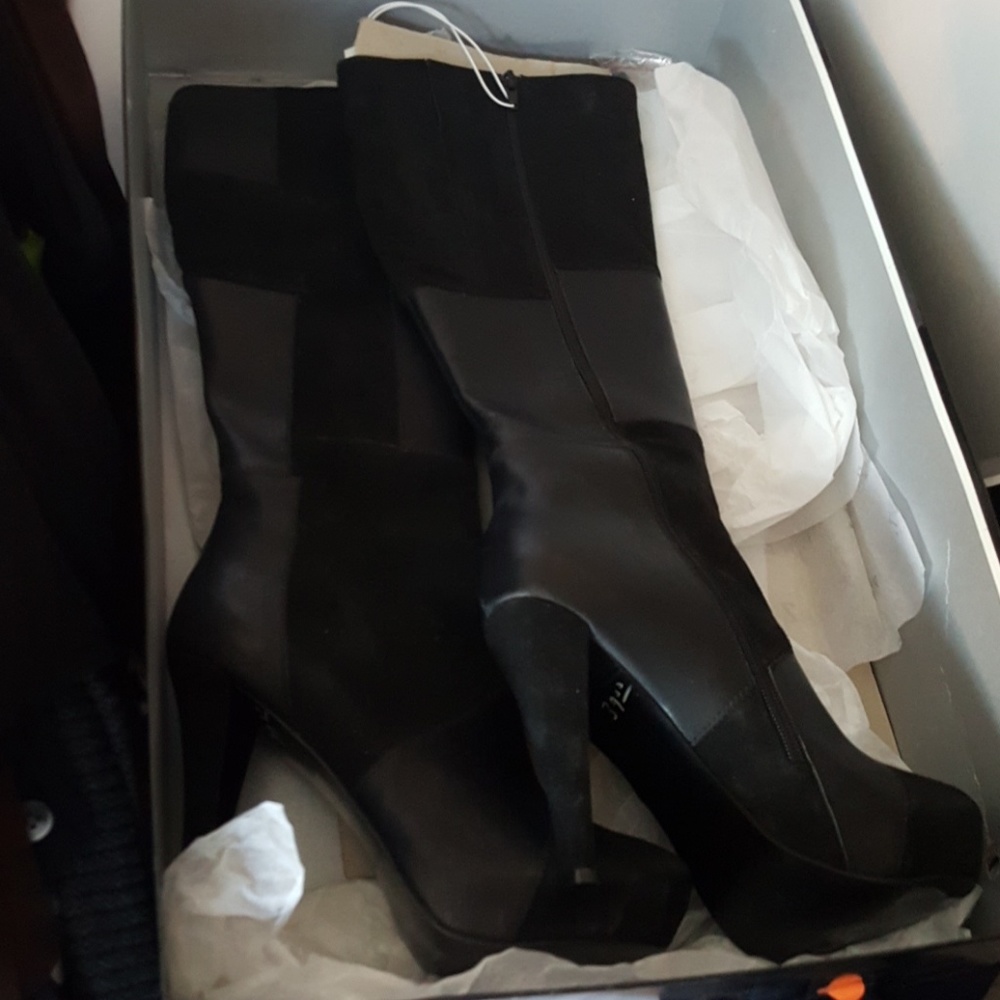 Carter high heel suede boots